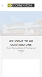 Mobile Screenshot of hbcornerstone.com