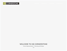 Tablet Screenshot of hbcornerstone.com